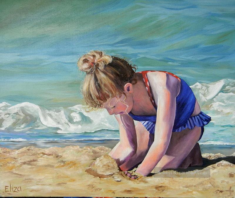 Impressionismus Kinder stranden Ölgemälde